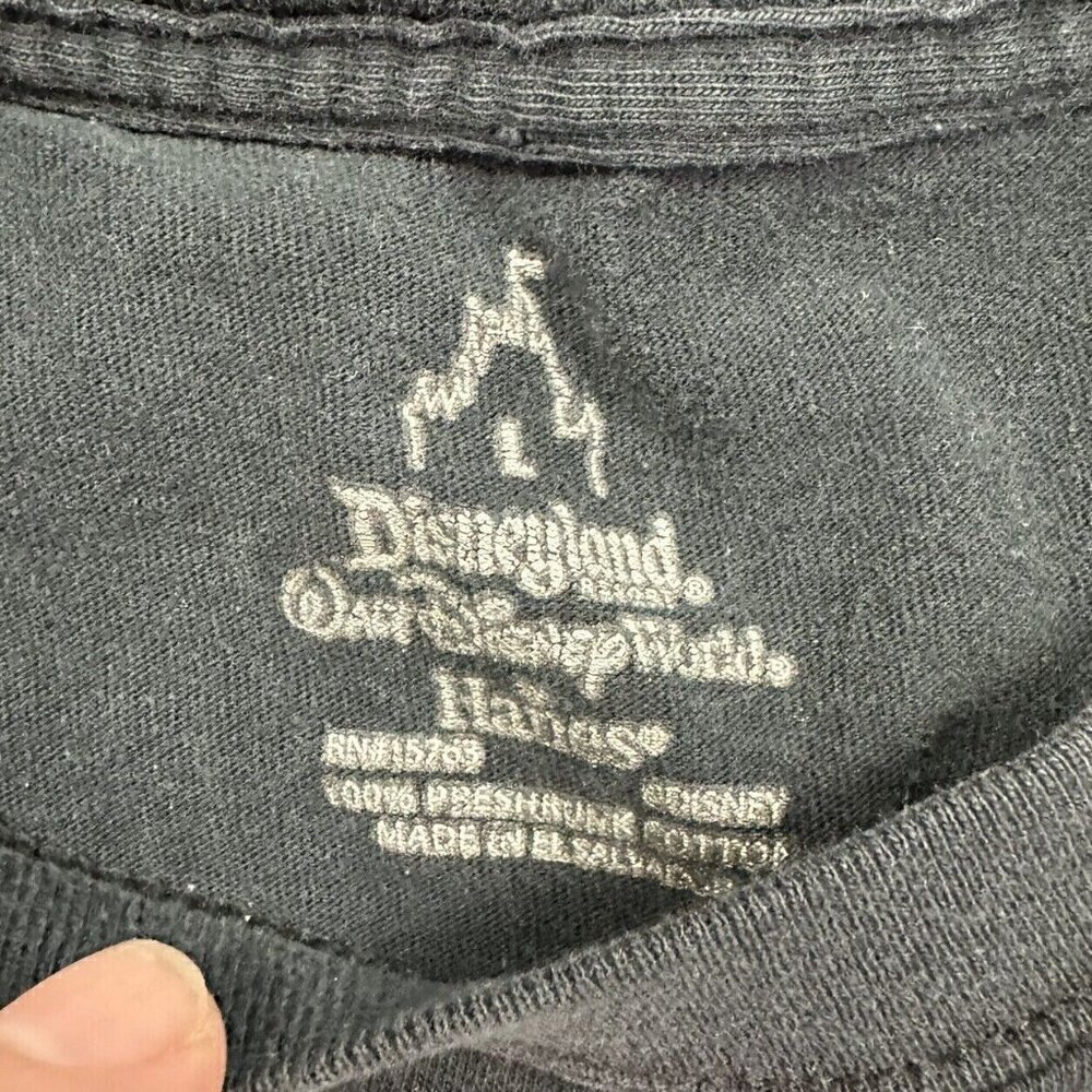 Mickey Mouse Confetti T Shirt Size L Cotton Walt Disney World Disneyland Black - Picture 4 of 7